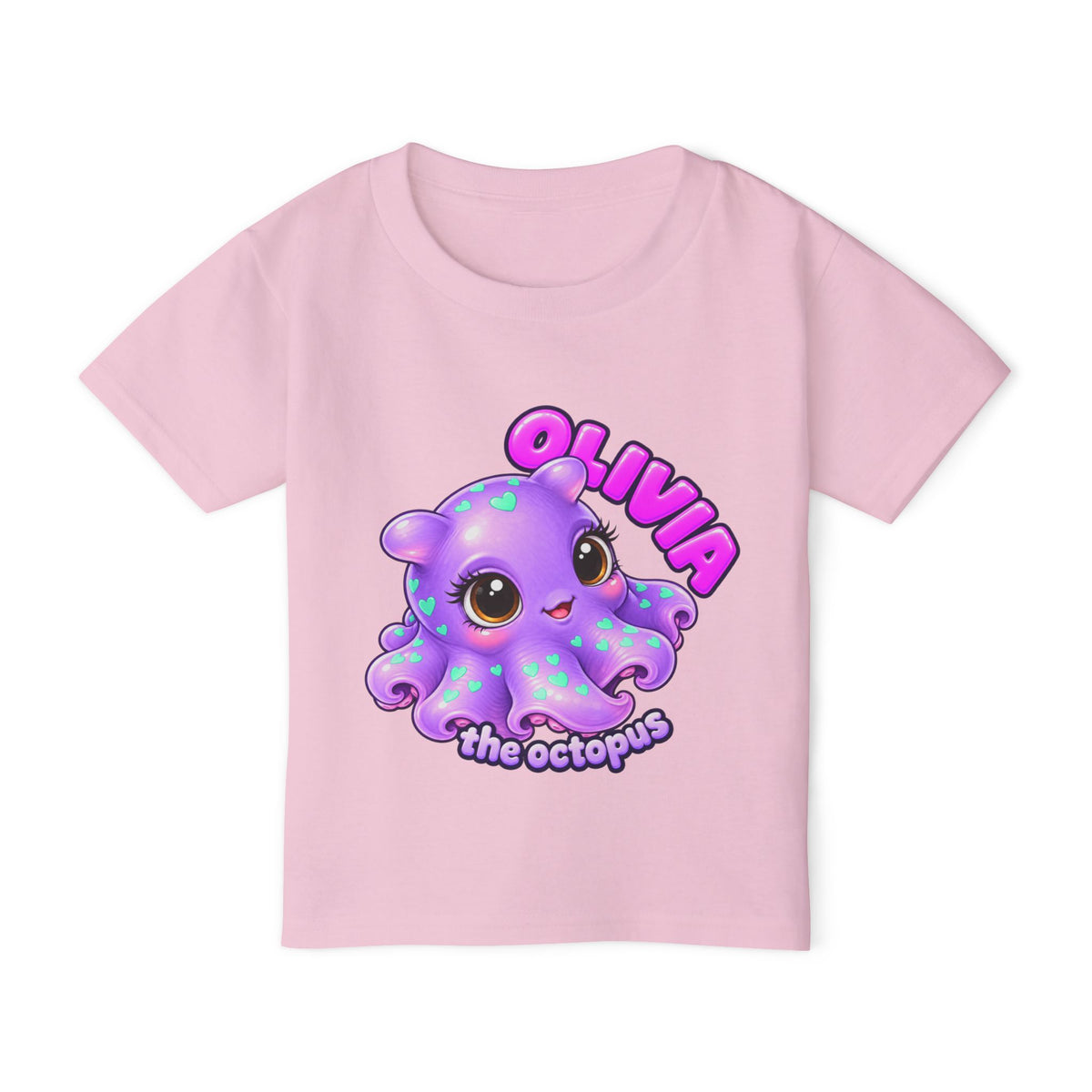 Olivia the Octopus Shirt, Colorful Ocean Quote Design