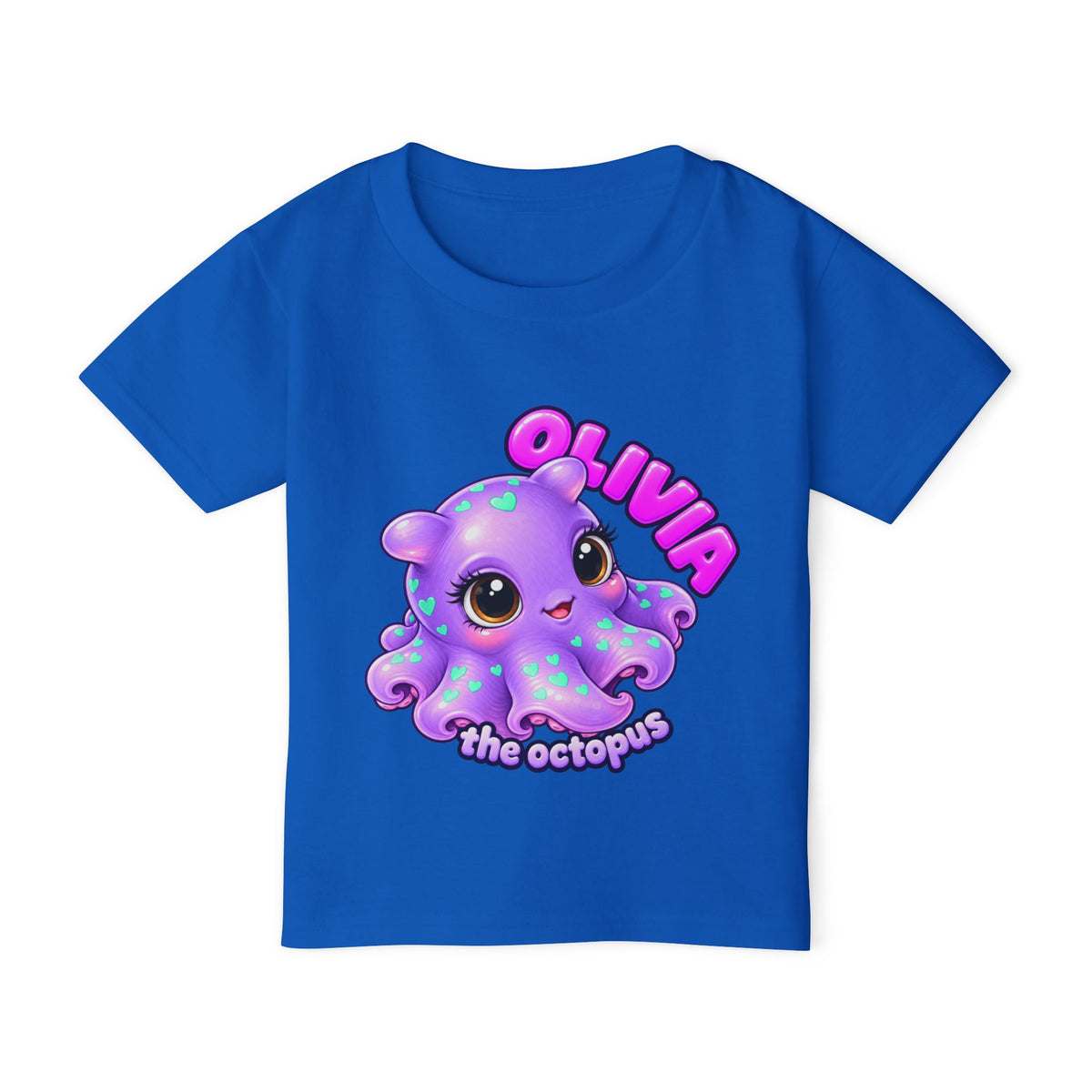 Olivia the Octopus Shirt, Colorful Ocean Quote Design