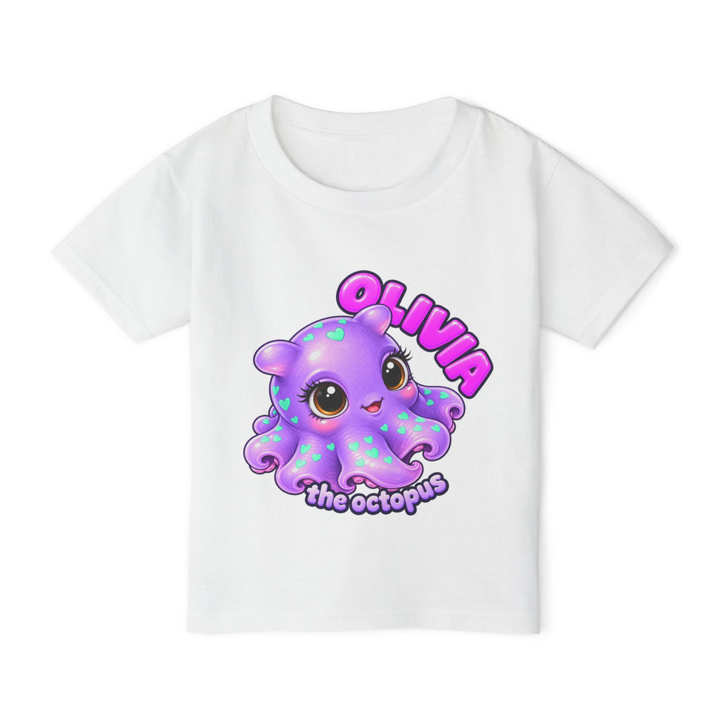 Olivia the Octopus Shirt, Colorful Ocean Quote Design