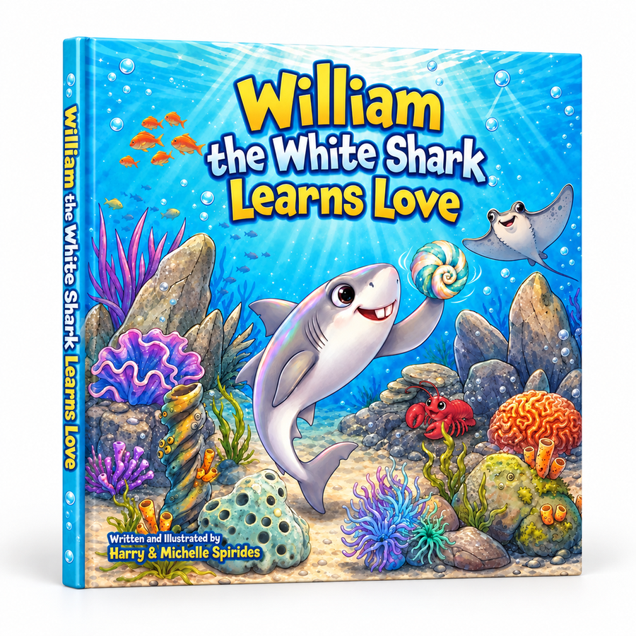 William the Whale Shark Learns to Love - Hardcover Children's Book